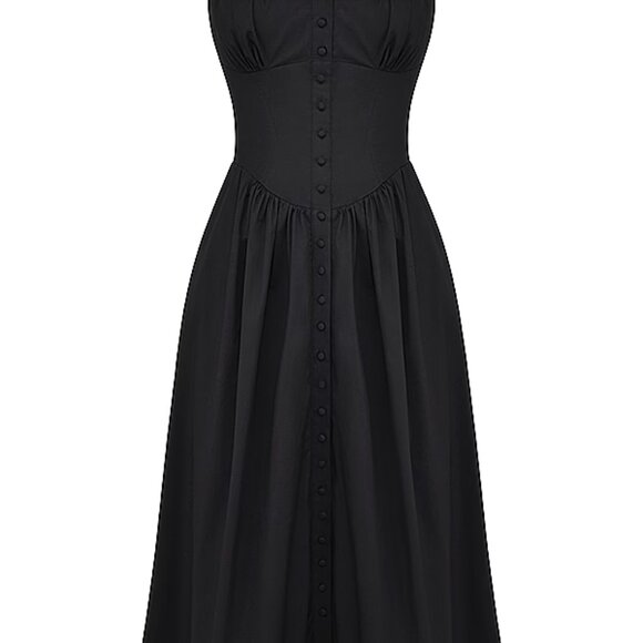 House of CB Black Midi Dress - Tatiana - Picture 10 of 16
